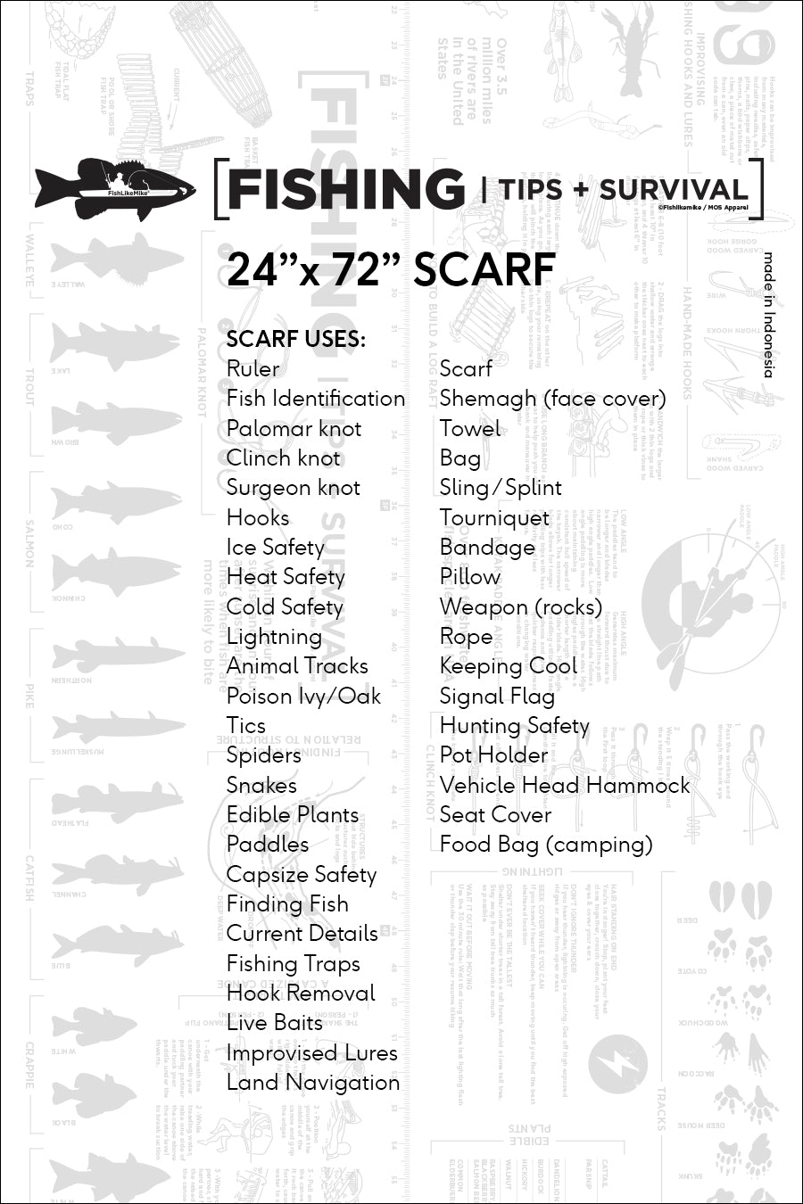 Fishing Survival Scarf