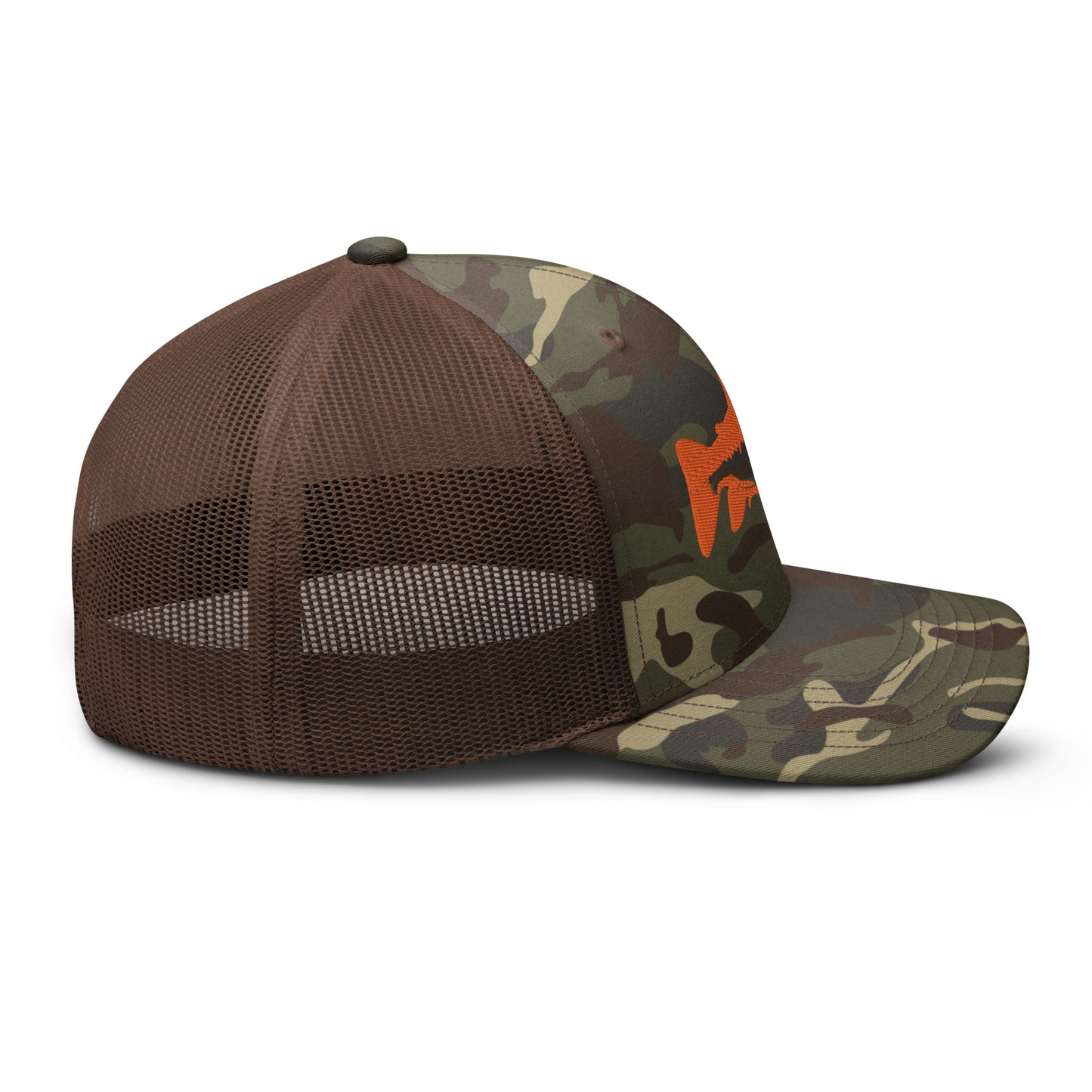 Camouflage Trout trucker hat