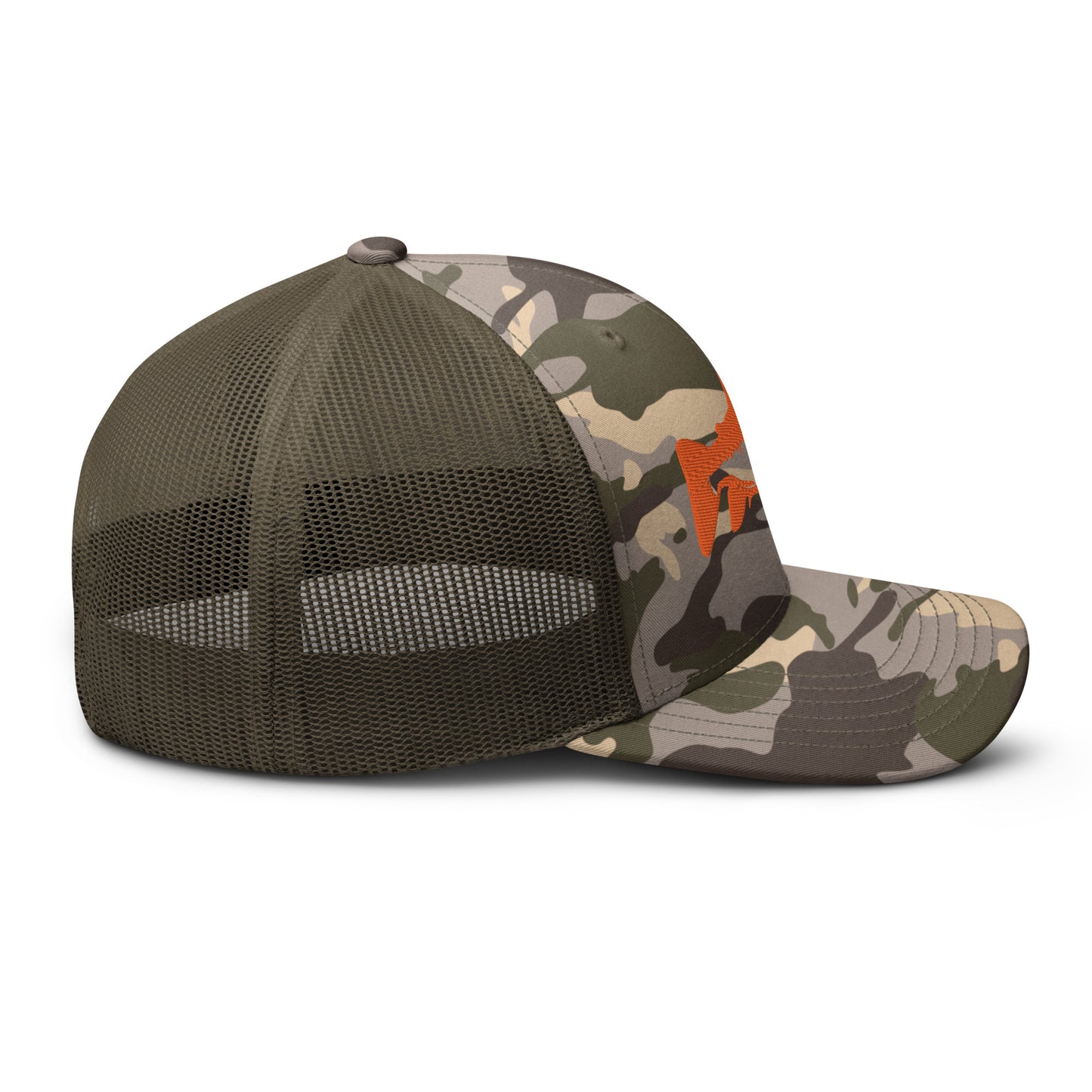 Camouflage Trout trucker hat