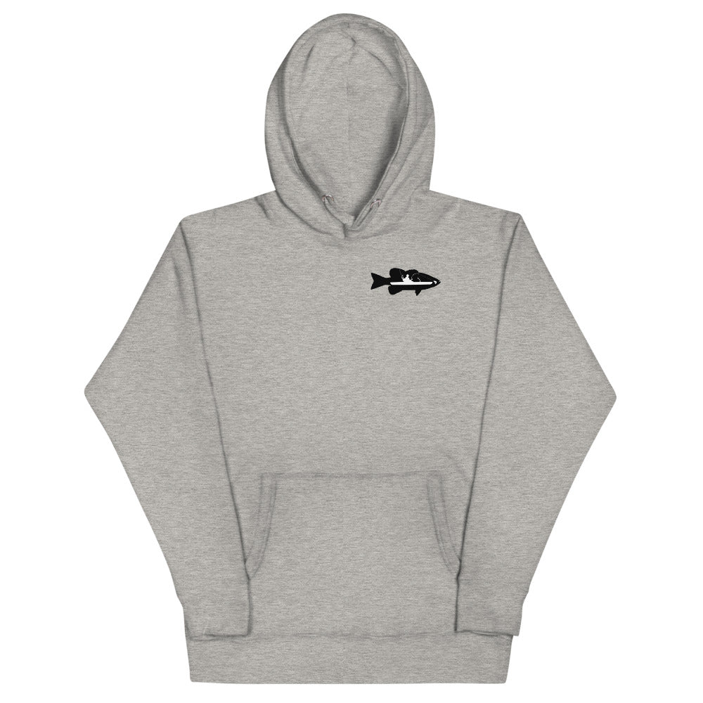 Kayak Bass Fishing Hoodie