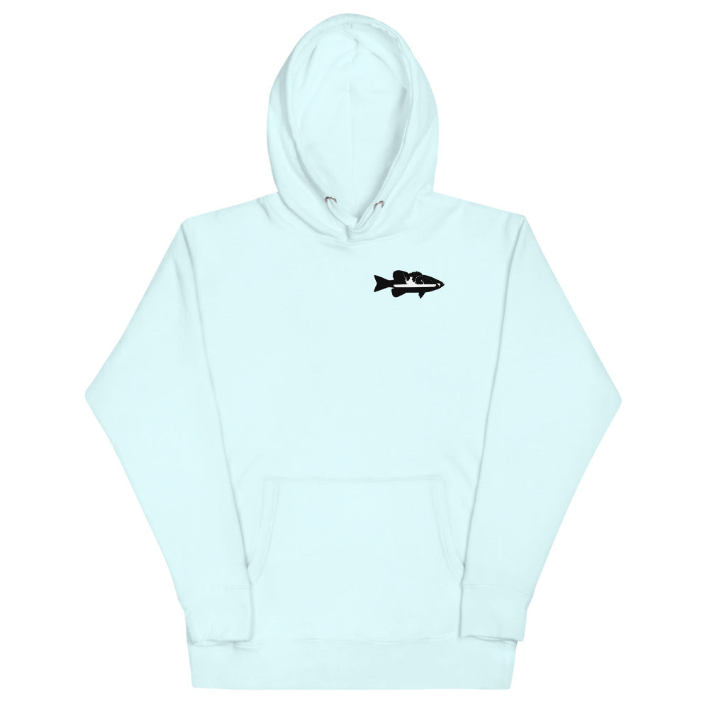 Kayak Bass Fishing Hoodie